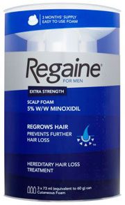 Regaine extra strength foam 73ml x 3